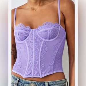 Urban Outfitters Out from Under Modern Love corset top